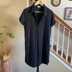 James Perse Standard Women's Button Down Mini Dress Shirt Size 2 (Medium)